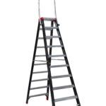 MAMMOET Dubbel Oploopbare Trap 2x10 met inklapbare beugel