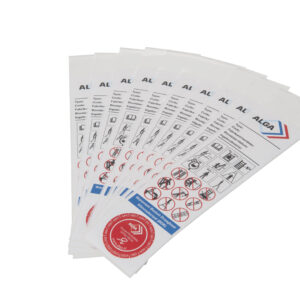 Alga Sticker "Warenwet" met keuringssticker (set 10 stuks)