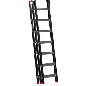 Alga EMPIRE Opsteekladder 3 delig 3x7 met ladderhaken