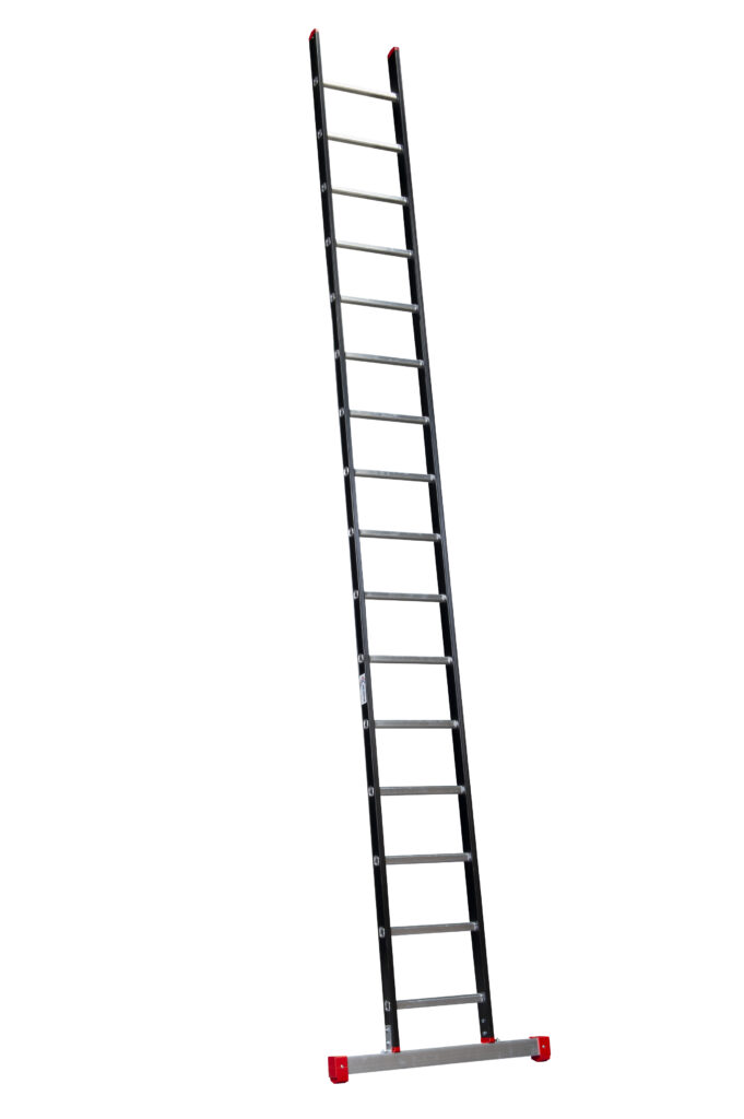 ALPINE Enkele ladder met stabiliteitsbalk 1x16