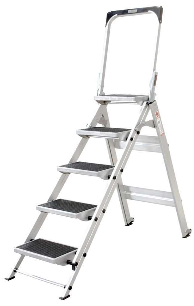 Comforttrap 1x5 treden met leuning