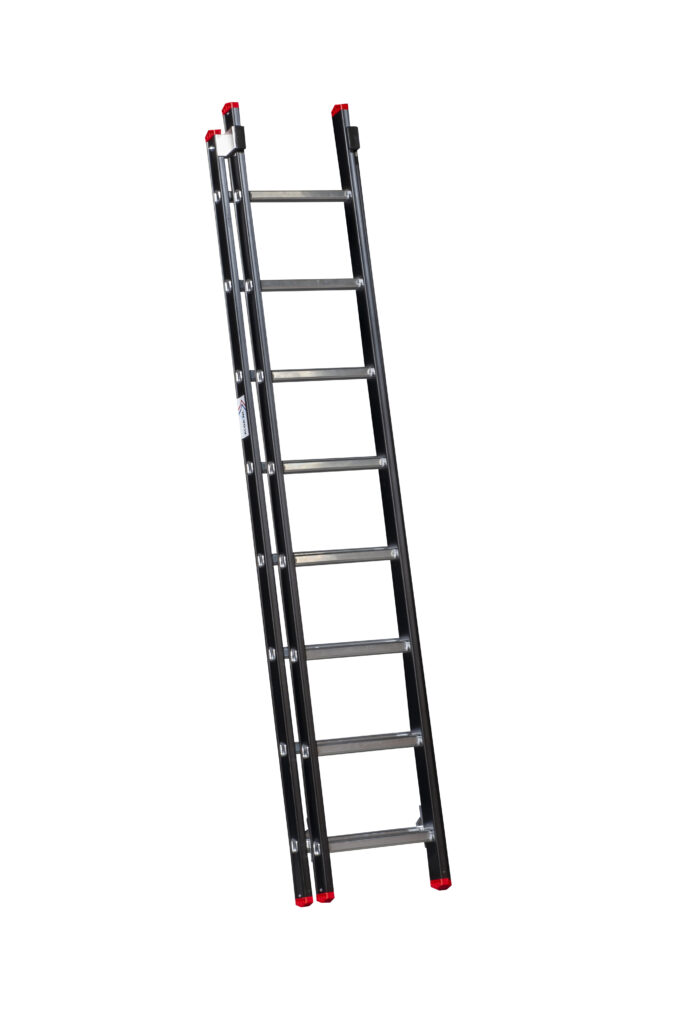 EMPIRE Opsteekladder 2 delig 2x8 met ladderhaken