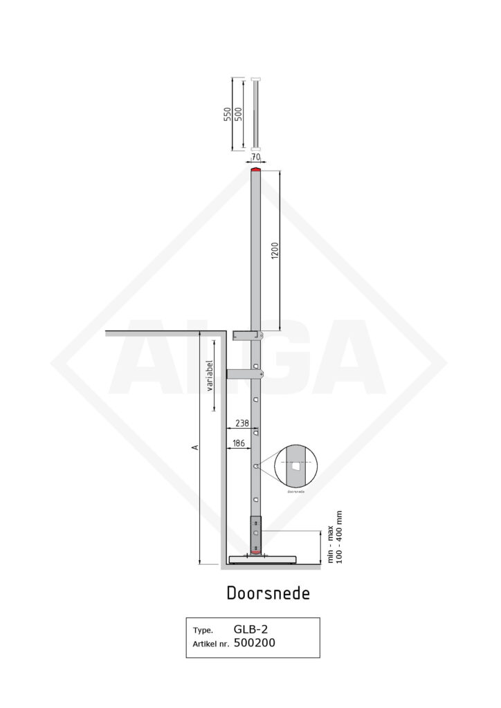 Gevelladder GLB-205