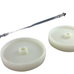 Alga Gangway As + nylon wielen Ø 25 cm. (set)