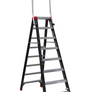 MAMMOET Dubbel Oploopbare Trap 2x8 met inklapbare beugel