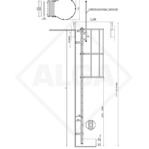 Alga Kooiladder LUIK-KLB-115
