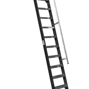 ANTILOPE Magazijntrap met leuning niet doorlopend 1x5