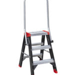 MAMMOET Dubbel Oploopbare Trap 2x3 met inklapbare beugel