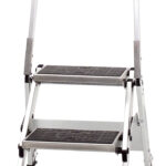 Comforttrap 1x2 treden met leuning