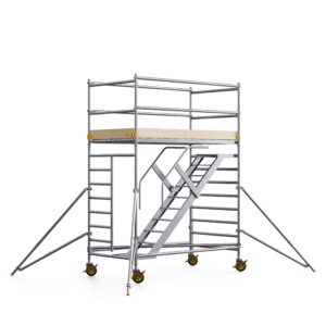 CUSTERS® Trappentoren 4m x 250cm x 130cm - Platform Hout
