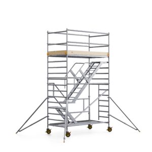 CUSTERS® Trappentoren 5m x 250cm x 130cm - Platform Hout
