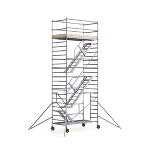 CUSTERS® Trappentoren 7m x 250cm x 130cm - Platform Hout