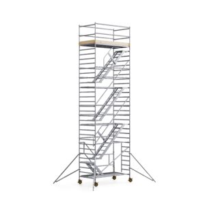 CUSTERS® Trappentoren 9m x 250cm x 130cm - Platform Hout