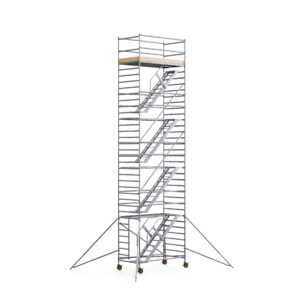 CUSTERS® Trappentoren 10m x 250cm x 130cm - Platform Hout