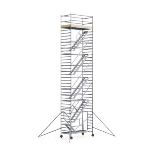 CUSTERS® Trappentoren 11m x 250cm x 130cm - Platform Hout