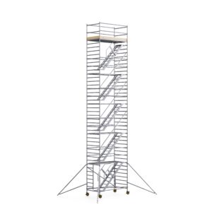 CUSTERS® Trappentoren 12m x 250cm x 130cm - Platform Hout
