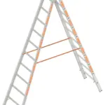Dubbele Aluminium Ladder 2x10 Sporten – 2