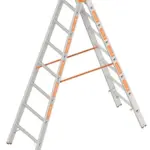 Dubbele Aluminium Ladder 2x7 Sporten – 2