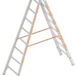 Dubbele Aluminium Ladder 2x8 Sporten – 2