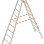 Dubbele Aluminium Ladder 2x9 Sporten – 2