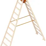 Dubbele Houten Ladder 2x10 Sporten – 2