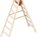 Dubbele Houten Ladder 2x7 Sporten – 2