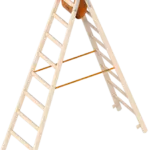Dubbele Houten Ladder 2x8 Sporten – 2