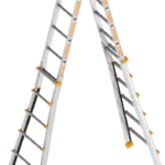 Dubbele Telescoopladder Aluminium 4x6 Sporten – 6