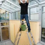 Verstelbare Dubbele Ladder Aluminium 2x8 Sporten – 2