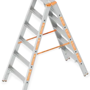 Dubbele Aluminium Trap 2x6 Treden – 1