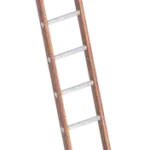 Enkele  Houten Bouwladder 14 Sporten – 4