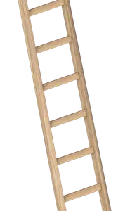 Enkele Houten Bouwladder 10 Sporten – 3  Meter