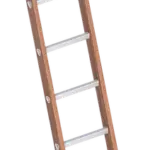 Enkele  Houten Bouwladder 8 Sporten – 2