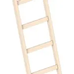 Enkele Houten Ladder 6 Sporten – 1