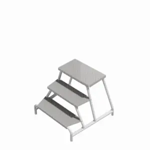 Machineopstap Aluminium 3 Treden – 0