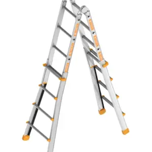 Dubbele Telescoopladder Aluminium 4x4 Sporten – 4